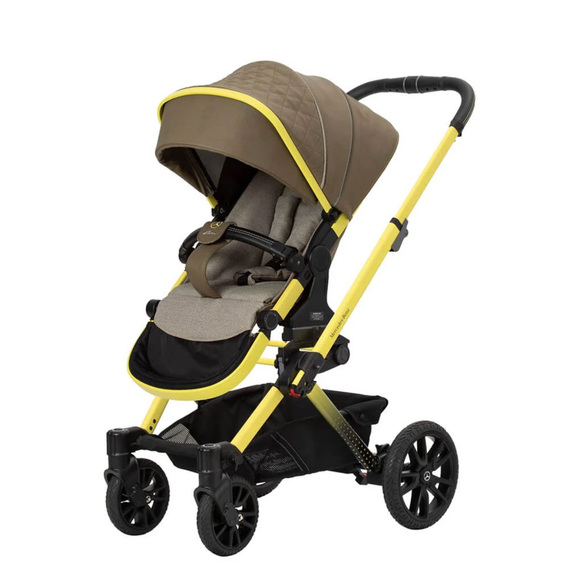 Mercedes Benz Stroller Avantgarde GTX - Street Art Yellow - Smooth Performance on Any Terrain
